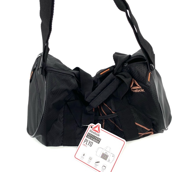 Reebox Plyo Duffle Bag Size Small Black/Rose Gold - Picture 2 of 9
